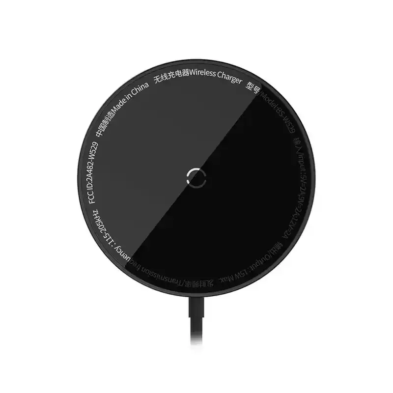 شارژر بی‌سیم مدل Baseus Simple Mini3 Magnetic Wireless Charger 15W